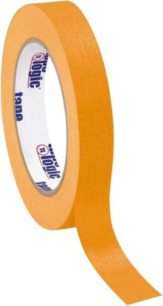 Tape Logic - 3/4" Wide x 60 Yd Long Orange Crepe Paper Masking Tape - 4.9 mil Thick - Americas Industrial Supply