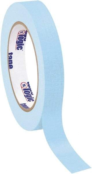 Tape Logic - 3/4" Wide x 60 Yd Long Blue Crepe Paper Masking Tape - 4.9 mil Thick - Americas Industrial Supply