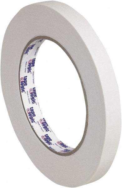 Tape Logic - 1/2" Wide x 60 Yd Long Tan Crepe Paper Masking Tape - 5.6 mil Thick - Americas Industrial Supply