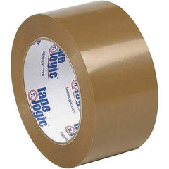 Tape Logic - 2" x 110 Yd Tan Rubber Adhesive Packaging Tape - Polypropylene Film Backing, 1.9 mil Thick, 22 Lb Tensile Strength - Americas Industrial Supply