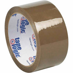 Tape Logic - 2" x 55 Yd Tan Rubber Adhesive Packaging Tape - Polypropylene Film Backing, 1.9 mil Thick, 22 Lb Tensile Strength - Americas Industrial Supply