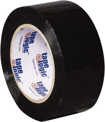 Tape Logic - 2" x 110 Yd Black Acrylic Adhesive Packaging Tape - Polypropylene Film Backing, 2.2 mil Thick, 21.4 Lb Tensile Strength - Americas Industrial Supply