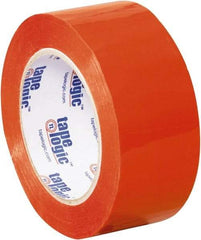 Tape Logic - 2" x 110 Yd Orange Acrylic Adhesive Packaging Tape - Polypropylene Film Backing, 2.2 mil Thick, 21.4 Lb Tensile Strength - Americas Industrial Supply