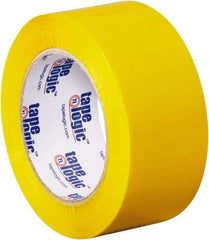 Tape Logic - 2" x 110 Yd Yellow Acrylic Adhesive Packaging Tape - Polypropylene Film Backing, 2.2 mil Thick, 21.4 Lb Tensile Strength - Americas Industrial Supply