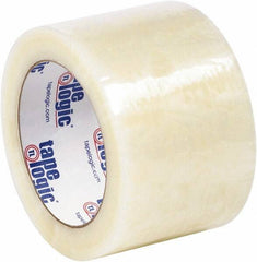 Tape Logic - 3" x 110 Yd Clear Hot Melt Adhesive Packaging Tape - Polypropylene Film Backing, 1.7 mil Thick - Americas Industrial Supply