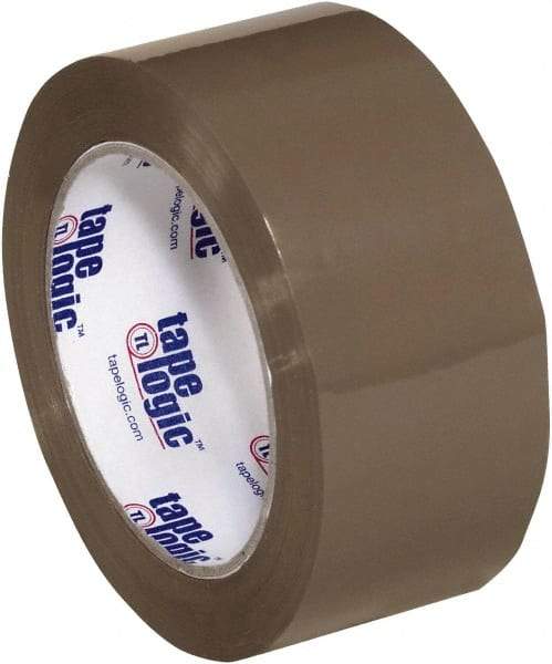 Tape Logic - 2" x 110 Yd Tan Hot Melt Adhesive Packaging Tape - Polypropylene Film Backing, 1.9 mil Thick, 22 Lb Tensile Strength - Americas Industrial Supply