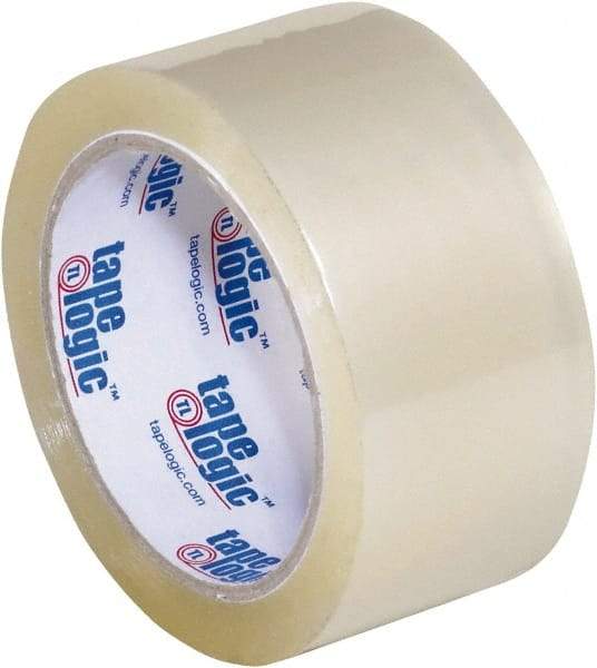 Tape Logic - 2" x 55 Yd Clear Acrylic Adhesive Packaging Tape - Polypropylene Film Backing, 2.6 mil Thick, 24.7 Lb Tensile Strength - Americas Industrial Supply