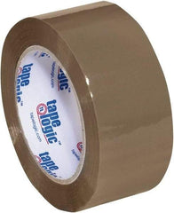 Tape Logic - 2" x 110 Yd Tan Acrylic Adhesive Packaging Tape - Polypropylene Film Backing, 2 mil Thick, 20 Lb Tensile Strength - Americas Industrial Supply