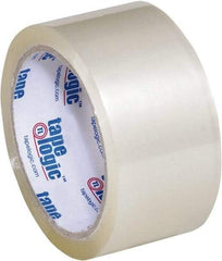 Tape Logic - 2" x 55 Yd Clear Acrylic Adhesive Packaging Tape - Polypropylene Film Backing, 1.8 mil Thick, 18 Lb Tensile Strength - Americas Industrial Supply