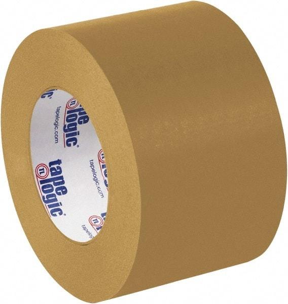 Tape Logic - 3" x 60 Yd Brown Rubber Adhesive Packaging Tape - Paper Backing, 7 mil Thick - Americas Industrial Supply