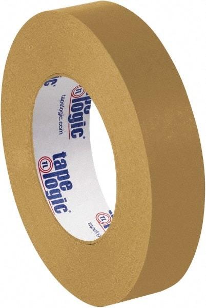 Tape Logic - 1" x 60 Yd Brown Rubber Adhesive Packaging Tape - Paper Backing, 7 mil Thick - Americas Industrial Supply