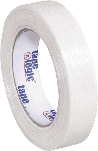 Tape Logic - 1" x 60 Yd Clear Hot Melt Adhesive Strapping Tape - Polypropylene Film Backing, 3.9 mil Thick, 100 Lb Tensile Strength - Americas Industrial Supply