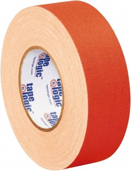 Tape Logic - 2" x 50 Yds Fluorescent Orange Gaffers Tape - 11 mil, Rubber Adhesive - Americas Industrial Supply