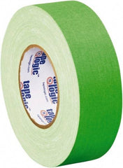 Tape Logic - 2" x 50 Yds Fluorescent Green Gaffers Tape - 11 mil, Rubber Adhesive - Americas Industrial Supply