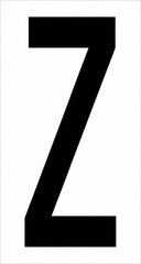 Tape Logic - 3-1/2" Long, Black/White Vinyl Letters - For Multi-Use - Americas Industrial Supply