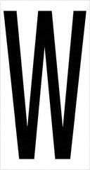 Tape Logic - 3-1/2" Long, Black/White Vinyl Letters - For Multi-Use - Americas Industrial Supply