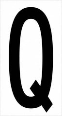 Tape Logic - 3-1/2" Long, Black/White Vinyl Letters - For Multi-Use - Americas Industrial Supply