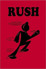 Tape Logic - 3" Long, Fluorescent Red Paper Shipping Label - For Multi-Use - Americas Industrial Supply