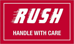 Tape Logic - 5" Long, Red/White Paper Shipping Label - For Multi-Use - Americas Industrial Supply