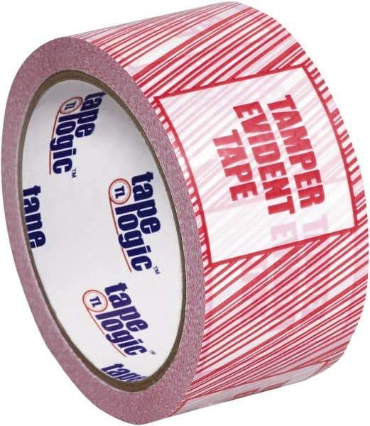 Tape Logic - 3,960" Long, Red/White Security Tape - For Multi-Use - Americas Industrial Supply