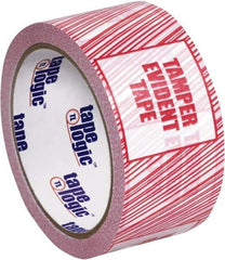 Tape Logic - 3,960" Long, Red/White Security Tape - For Multi-Use - Americas Industrial Supply
