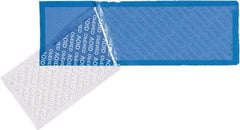 Tape Logic - 5-3/4" Long, Blue Security Tape - For Multi-Use - Americas Industrial Supply