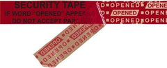 Tape Logic - 2,160" Long, Red Security Tape - For Multi-Use - Americas Industrial Supply
