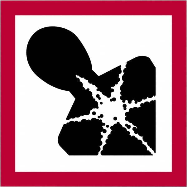 Tape Logic - 2" Long, Red, Black on White Paper D.O.T. Labels - For Multi-Use - Americas Industrial Supply