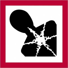 Tape Logic - 2" Long, Red, Black on White Paper D.O.T. Labels - For Multi-Use - Americas Industrial Supply