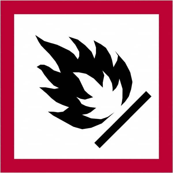 Tape Logic - 2" Long, Red, Black on White Paper D.O.T. Labels - For Multi-Use - Americas Industrial Supply