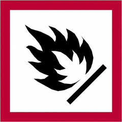 Tape Logic - 2" Long, Red, Black on White Paper D.O.T. Labels - For Multi-Use - Americas Industrial Supply