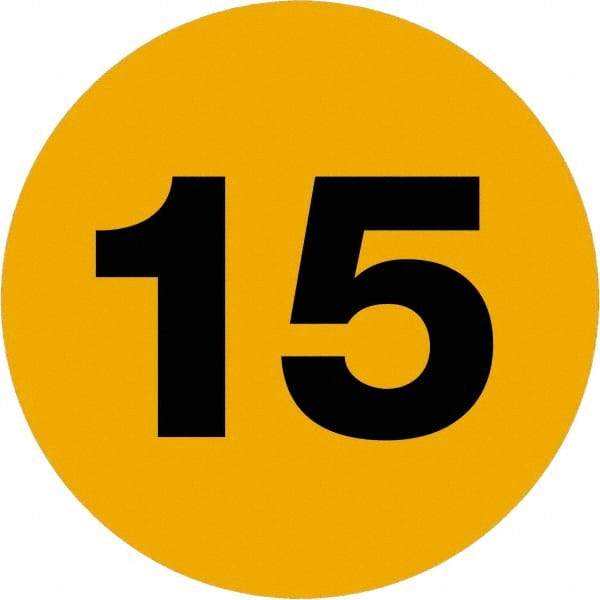 Tape Logic - 1" Long, Fluorescent Orange Paper Inventory Labels - For Multi-Use - Americas Industrial Supply