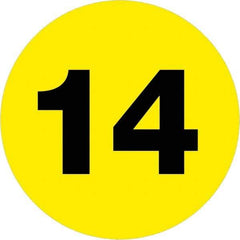 Tape Logic - 3" Long, Fluorescent Yellow Paper Inventory Labels - For Multi-Use - Americas Industrial Supply