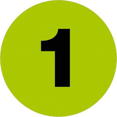 Tape Logic - 3" Long, Fluorescent Green Paper Inventory Labels - For Multi-Use - Americas Industrial Supply