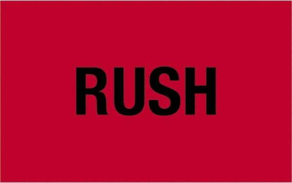 Tape Logic - 2" Long, Fluorescent Red Paper Shipping Label - For Multi-Use - Americas Industrial Supply