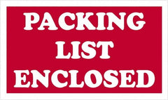 Tape Logic - 5" Long, Red/White Paper Shipping Label - For Multi-Use - Americas Industrial Supply