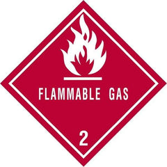 Tape Logic - 4" Long, Red/White Paper D.O.T. Labels - For Multi-Use - Americas Industrial Supply