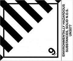 Tape Logic - 4-3/4" Long, Black/White Paper D.O.T. Labels - For Multi-Use - Americas Industrial Supply