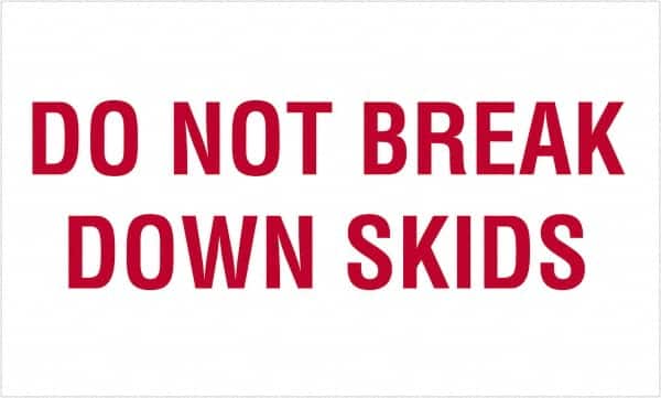 Tape Logic - 5" Long, Red/White Paper Shipping Label - For Multi-Use - Americas Industrial Supply