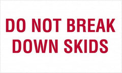 Tape Logic - 5" Long, Red/White Paper Shipping Label - For Multi-Use - Americas Industrial Supply