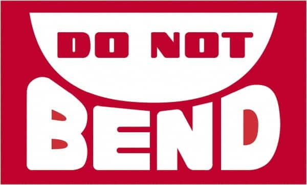 Tape Logic - 5" Long, Red/White Paper Shipping Label - For Multi-Use - Americas Industrial Supply