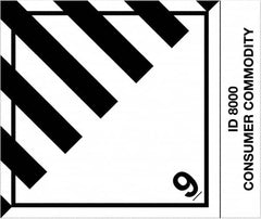 Tape Logic - 4-3/4" Long, Black/White Paper D.O.T. Labels - For Multi-Use - Americas Industrial Supply