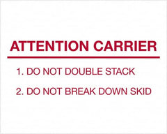 Tape Logic - 10" Long, Red/White Paper Shipping Label - For Multi-Use - Americas Industrial Supply