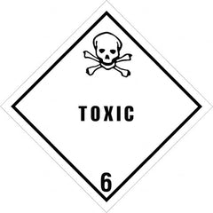 Tape Logic - 4" Long, Black/White Paper D.O.T. Labels - For Multi-Use - Americas Industrial Supply