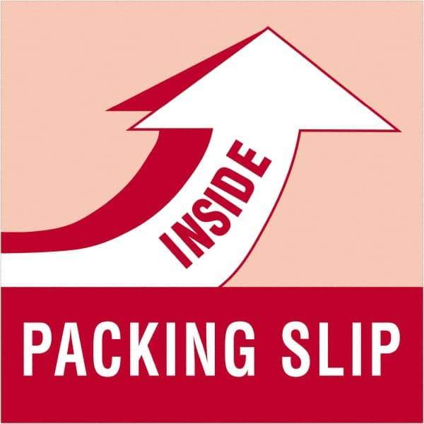 Tape Logic - 4" Long, Red/White Paper Shipping Label - For Multi-Use - Americas Industrial Supply