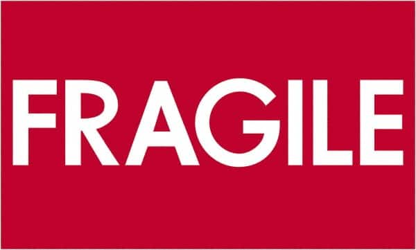 Tape Logic - 5" Long, Red/White Paper Shipping Label - For Multi-Use - Americas Industrial Supply