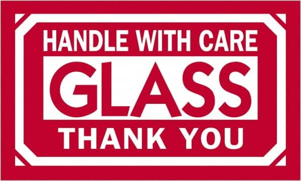 Tape Logic - 5" Long, Red/White Paper Shipping Label - For Multi-Use - Americas Industrial Supply