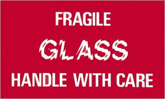 Tape Logic - 5" Long, Red/White Paper Shipping Label - For Multi-Use - Americas Industrial Supply