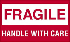 Tape Logic - 5" Long, Red/White Paper Shipping Label - For Multi-Use - Americas Industrial Supply