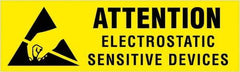 Tape Logic - 1-1/4" Long, Black & Yellow Paper Shipping Label - For Multi-Use - Americas Industrial Supply